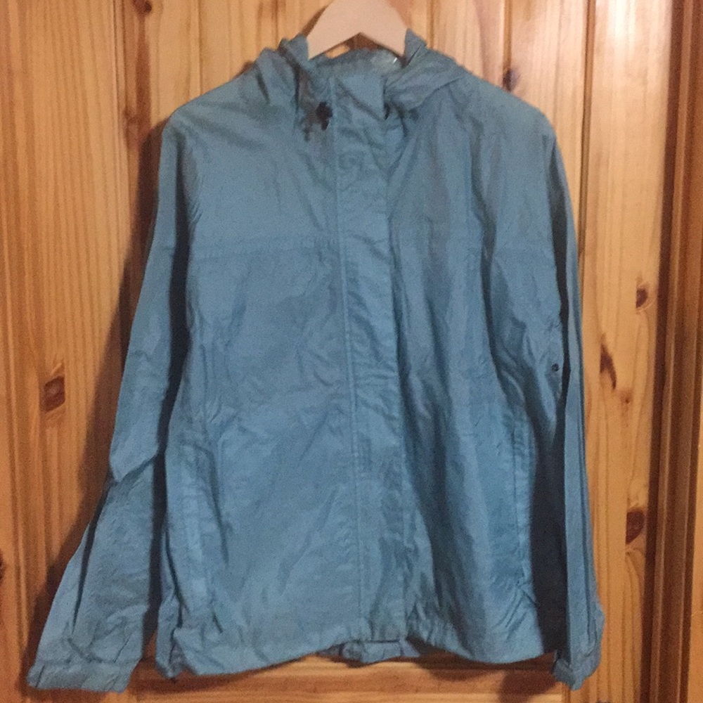 Lands end rain jacket size 14/16